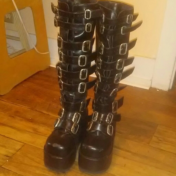 really tall platform shoes